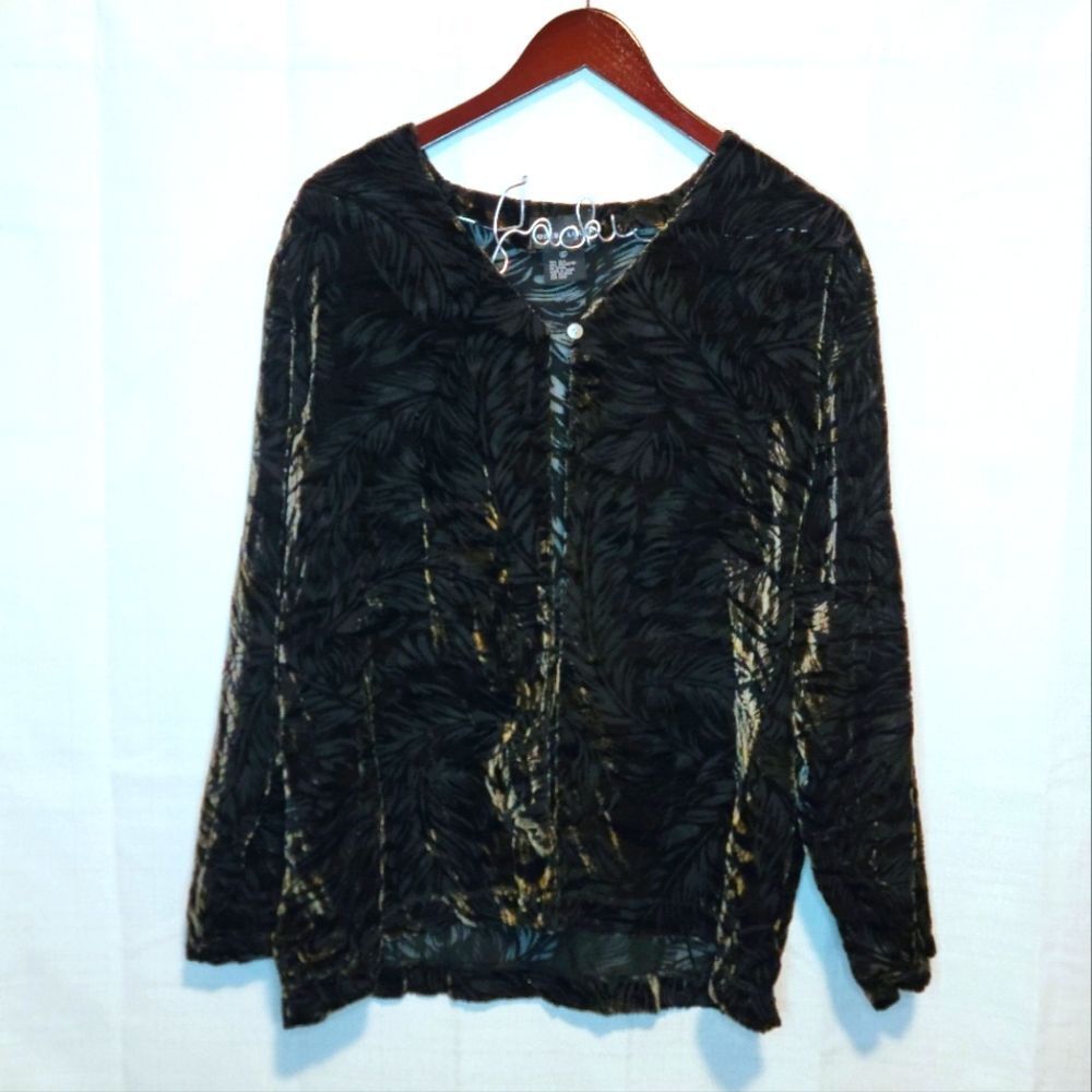 Robert Louis Silk Blend One Button Cardigan Size XL